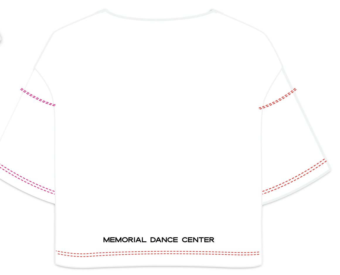 ***Pre-Order*** MDC COMPANY024 White and Red Knit/Mesh Crop